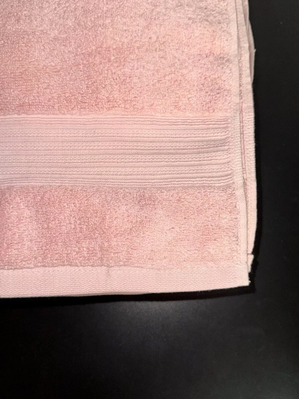 2 Pc 100% Cotton Martha Stewart Pink Bath Towel Set - 2 Bath Towels
